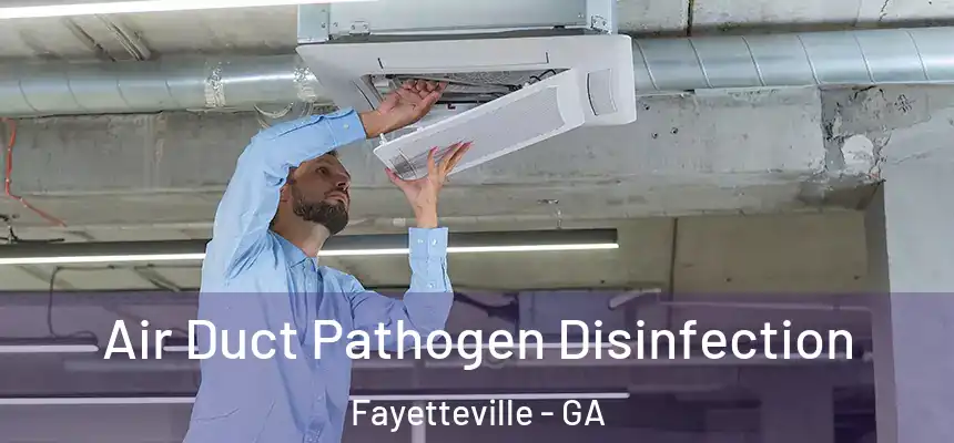  Air Duct Pathogen Disinfection Fayetteville - GA