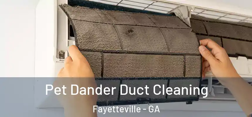  Pet Dander Duct Cleaning Fayetteville - GA