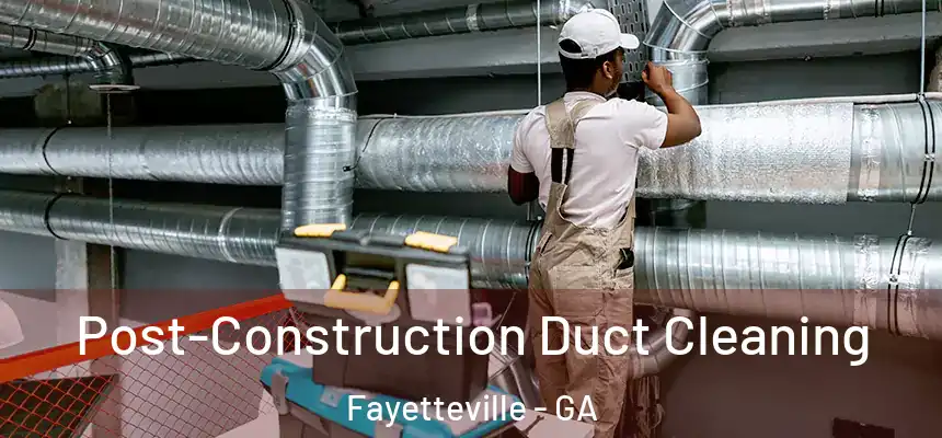  Post-Construction Duct Cleaning Fayetteville - GA