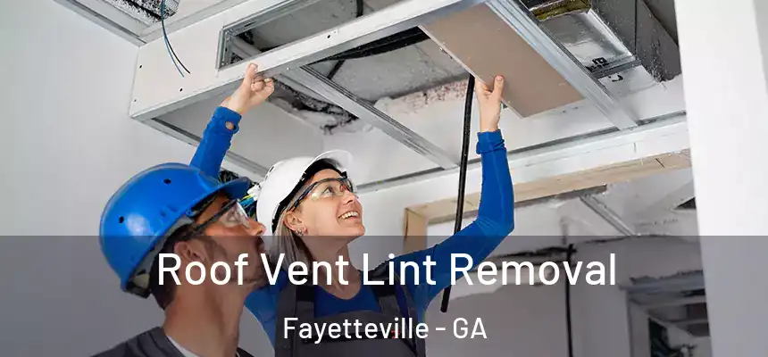  Roof Vent Lint Removal Fayetteville - GA